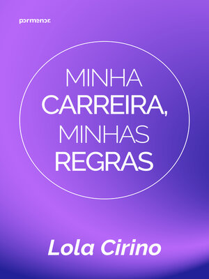 cover image of Minha carreira, minhas regras